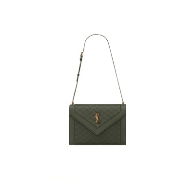 YSL GABY SATCHEL IN QUILTED LAMBSKIN 6955031EL073045 (26*18*5cm)